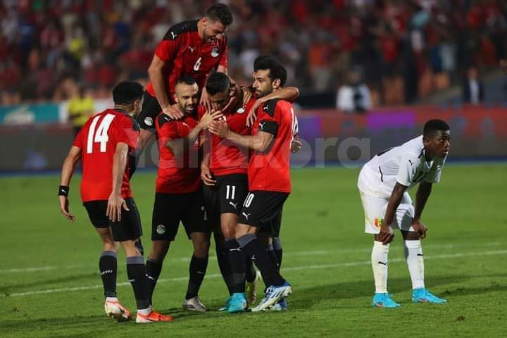 مصر تفوز بهدف نظيف علي غينيا في مباراة عصيبة