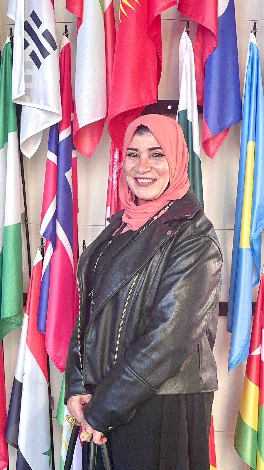 UNCAV-ENFiD-Austria-Feier anlässlich des Internationalen Frauentags 2024.  Hala El Moghawry in Wien.